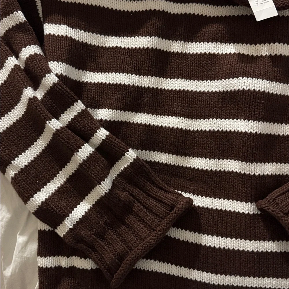 J.Crew Striped Rollneck Sweater - NWT - Picture 7 of 8